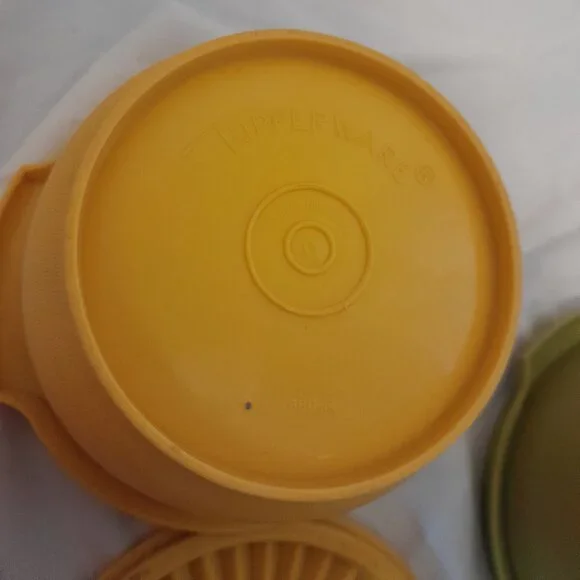 VTG Retro 1970s Tupperware Replacement Bowls: 886-12, 886-14, 886-16 & Lid: 812 - Picture 6 of 15